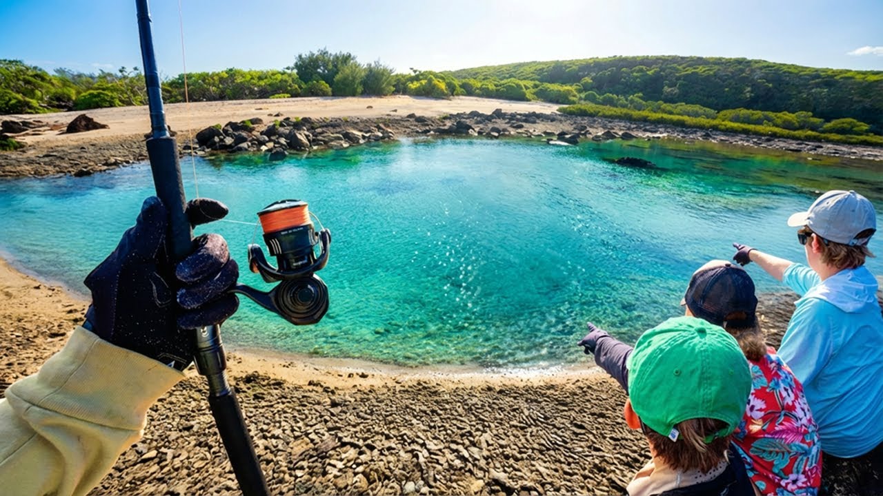 We Found a Giant Tidepool to Fish In...