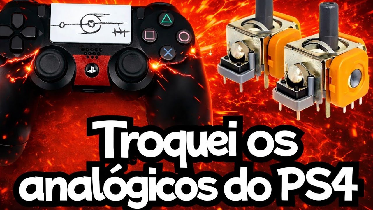 Troquei os analógicos do PS4 por magnéticos Hall Effect e fiquei impressionado!