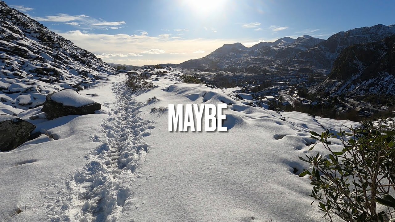 4K A snowy walk with a view - Blaenau Ffestiniog