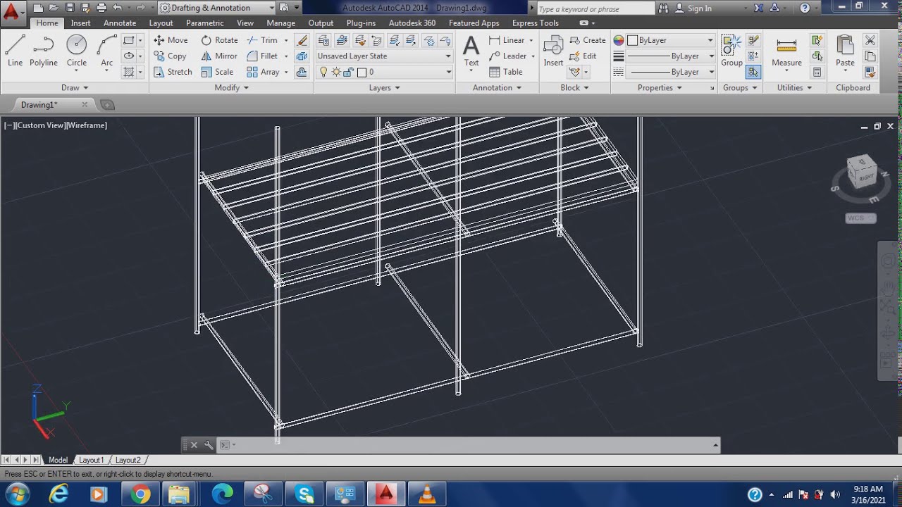 scaffolding independent medium duty 2x4x4 part 1