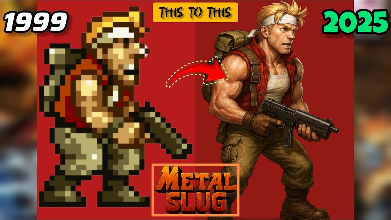 Metal slug game 1999 to 2025 with ai | Metal Slug |.
