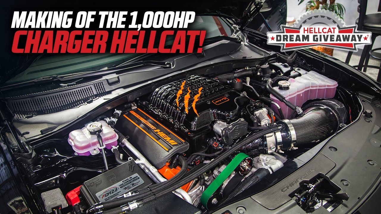 1000 HP HELLCAT CHARGER BUILD IN 3 MINUTES!!!