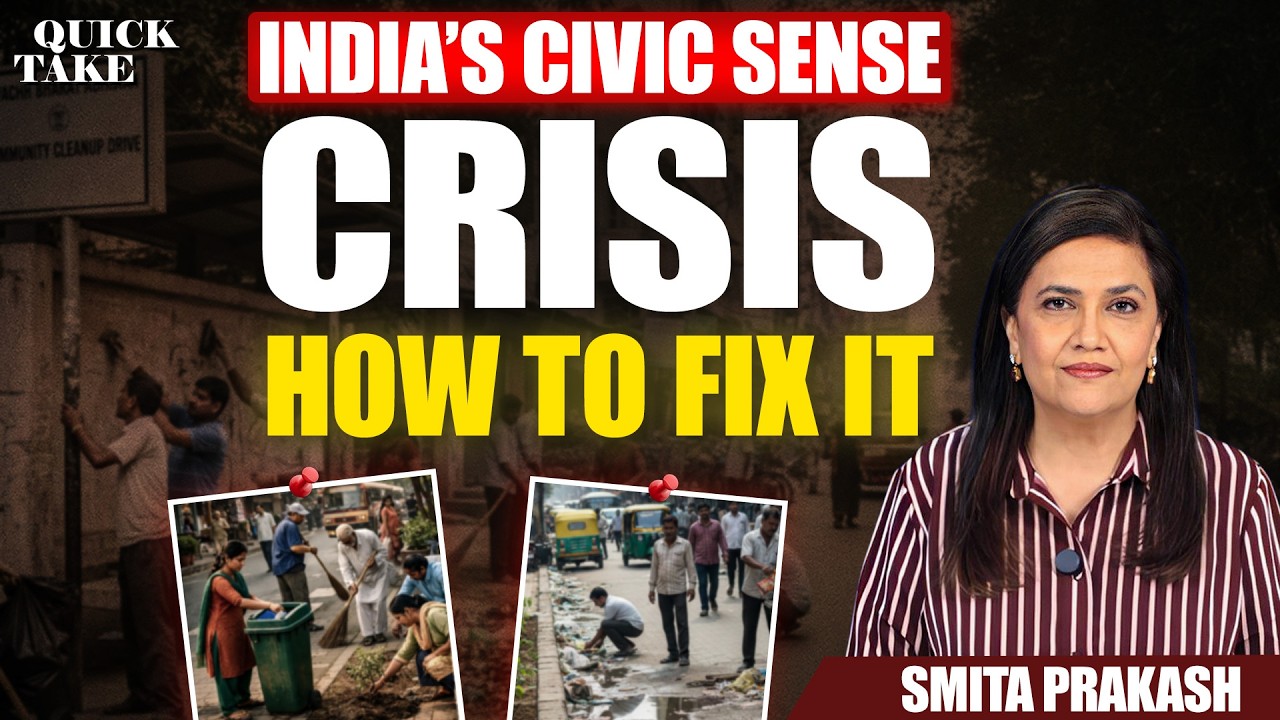 India&rsquo;s Civic Sense Crisis: What&rsquo;s the Fix? | Quick Take with Smita Prakash