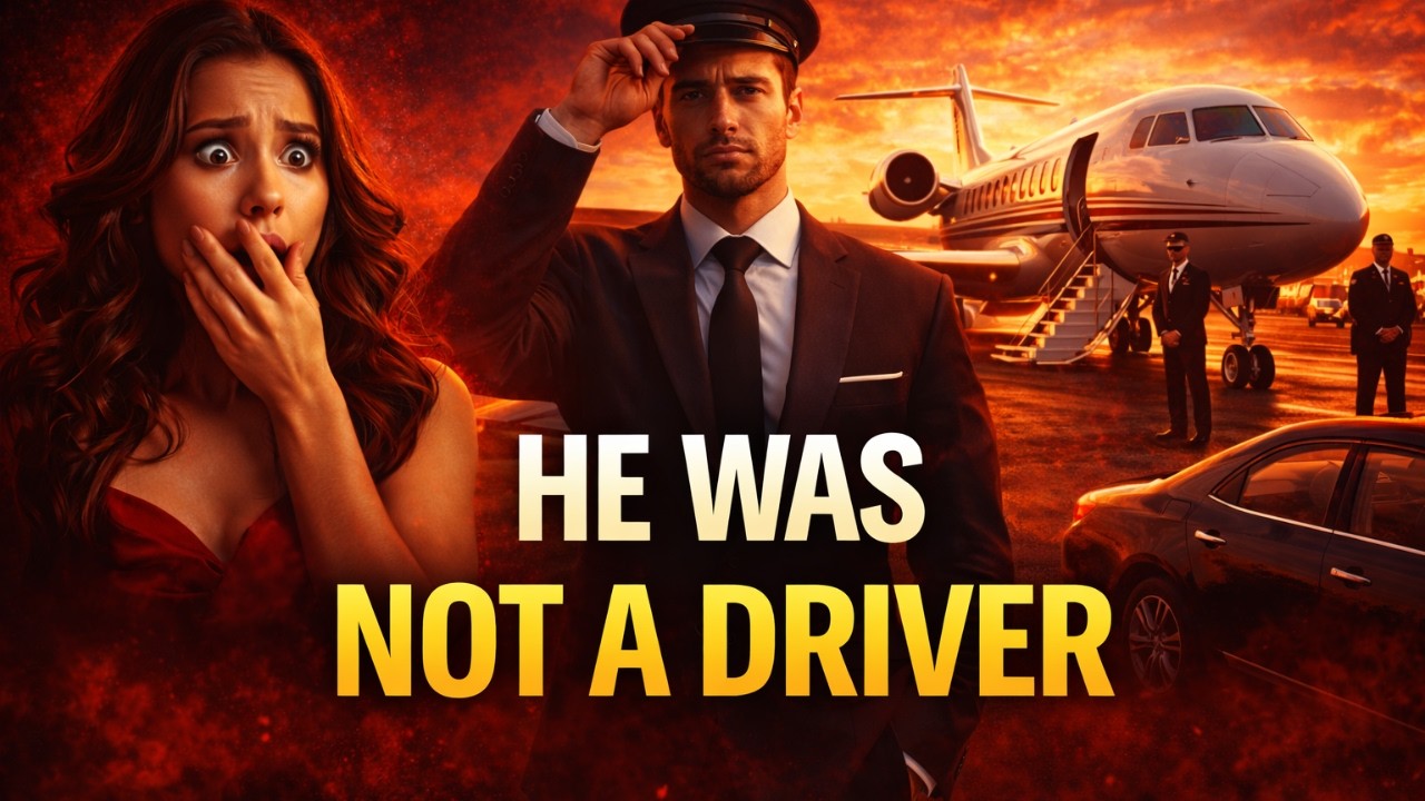 She Thought He Was Just a Driver… Until She Saw His Private Jet