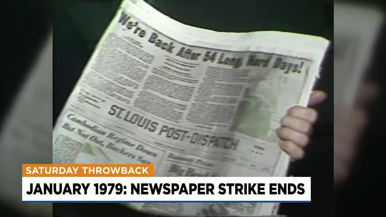 News 4 Throwback: St. Louis Newspaper workers go on strike in 1979