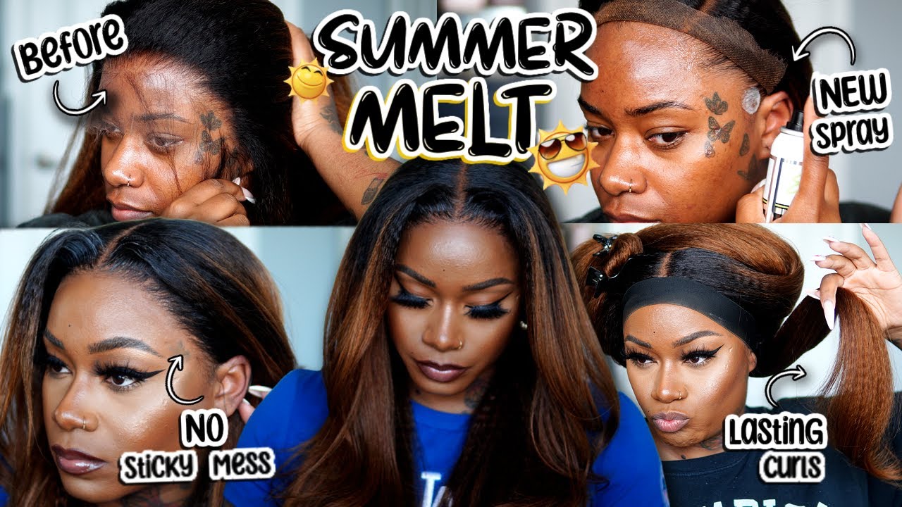 ✨NEW✨EXTREME HOLD SUMMER LACE SPRAY 👀🥹 Whats Tea Sis | Sweatproof Wig Install | Laurasia Andrea