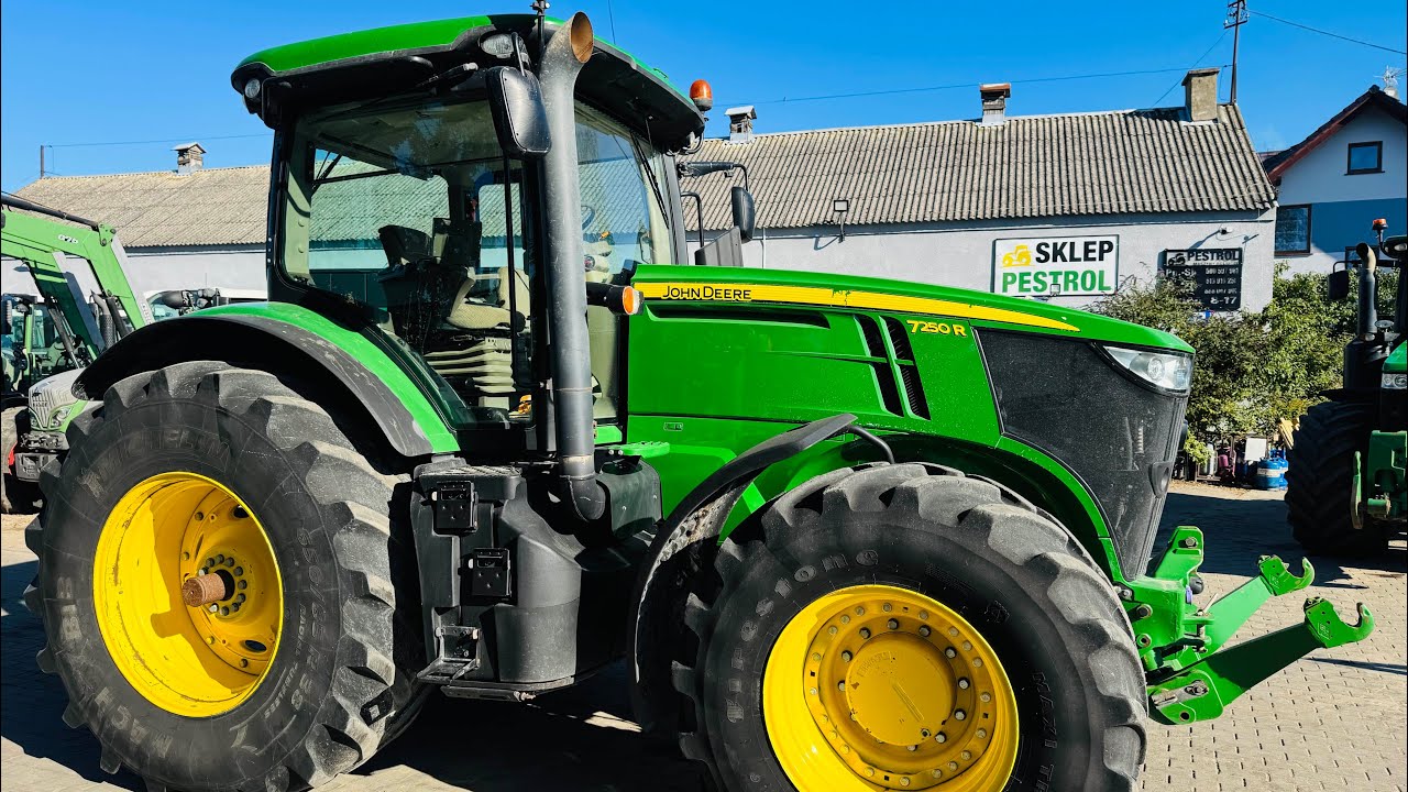John Deere 7250R Powershift! GPS, miękka ośka, kula K80, prosto z ciężar&oacute;wki! Prezentacja/review 