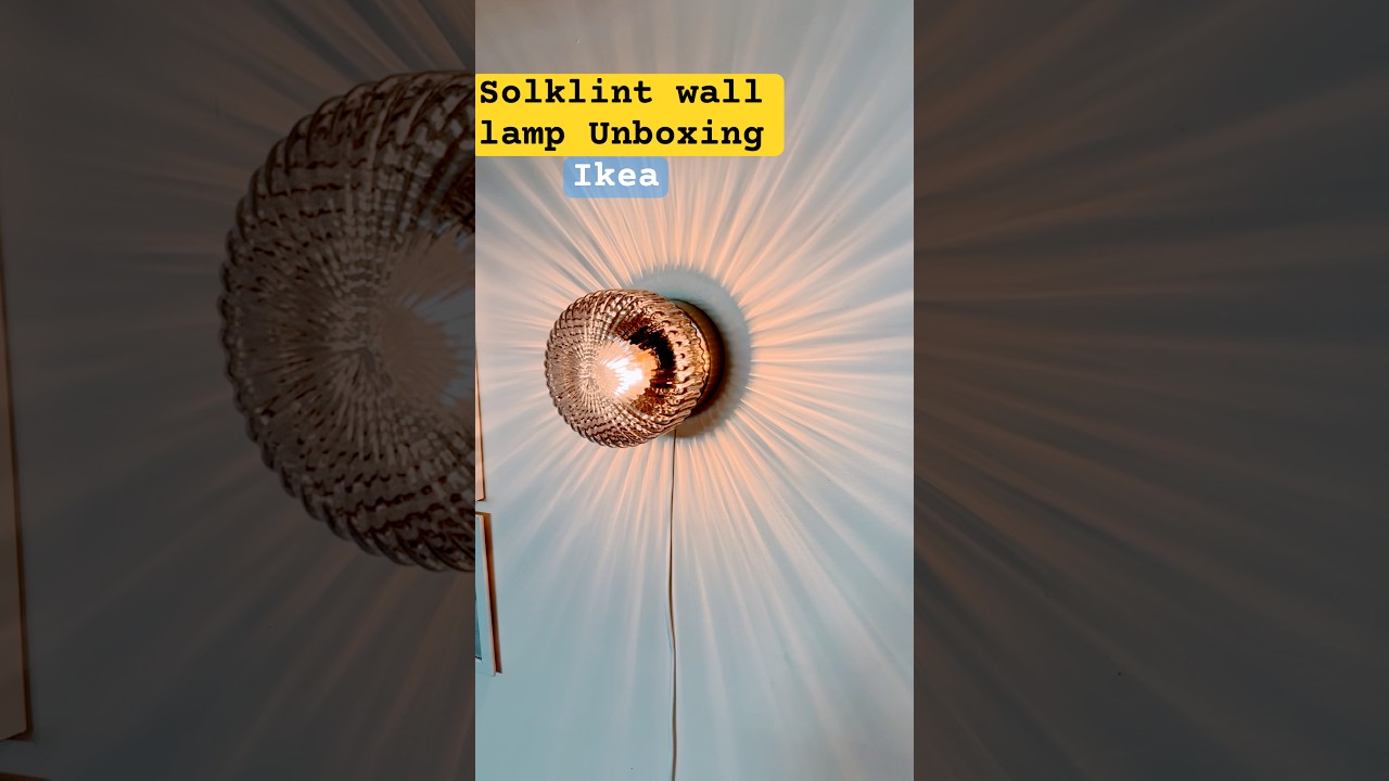 Solklint Lamp Unbox #trending #light #lamp #ikea #hyderabad #decoration #interiordesign #viralshort