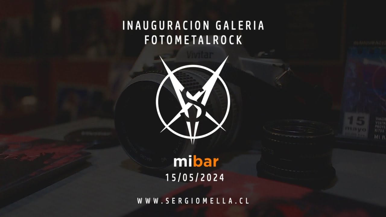 INAUGURACION GALERIA FOTOMETALROCK EN MI BAR 15/05/2024