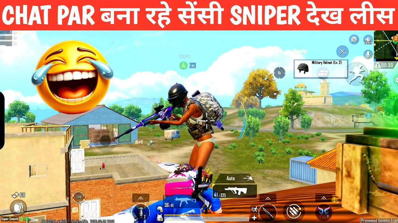 TEAMMATE I MAKING SENSI😇-SNIPER COMES😁BGMI COMEDY video online gameplay MOMENTS CARTOON FREAK #bgmi