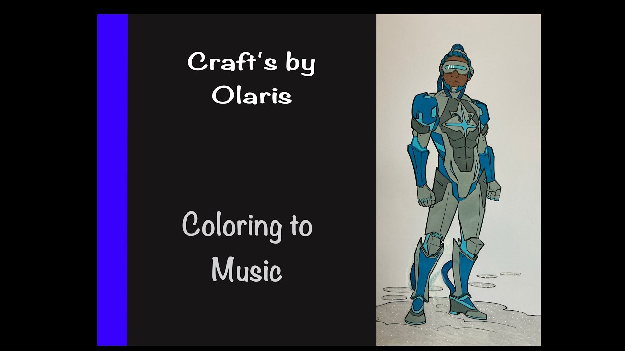 Coloring the Cyborg from Terraria!