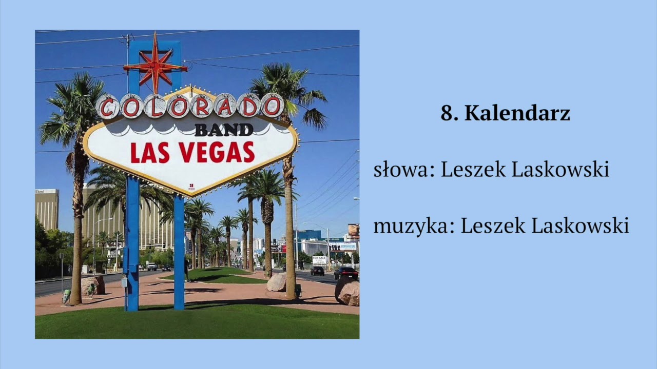 COLORADO BAND [LAS VEGAS, 2016] - 8. Kalendarz