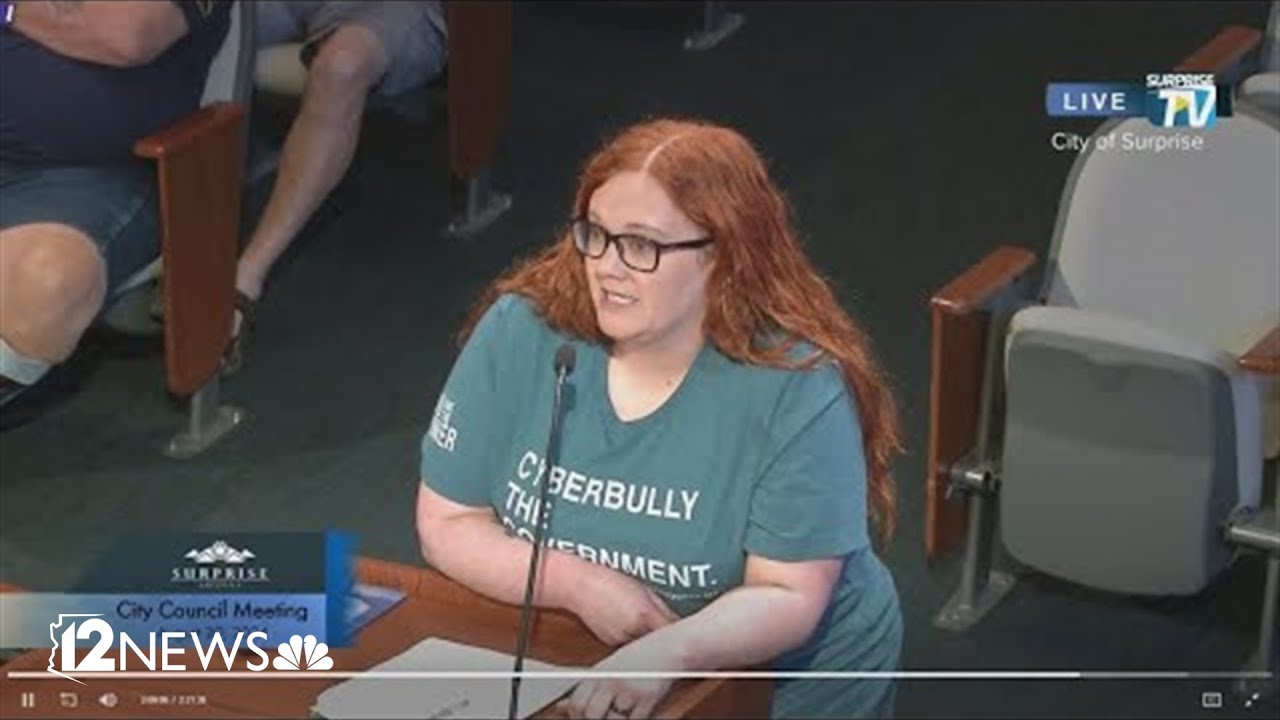 FULL VIDEO: Surprise woman arrested at city council meeting
