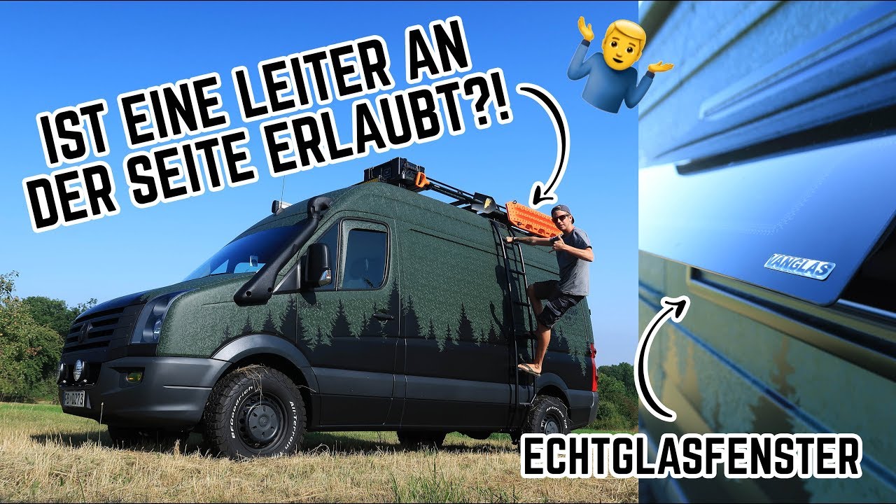 Seitenleiter und Echtglasfenster für Dometic Seitz S4 am Crafter Campervan verbauen! // FREUNDSHIP