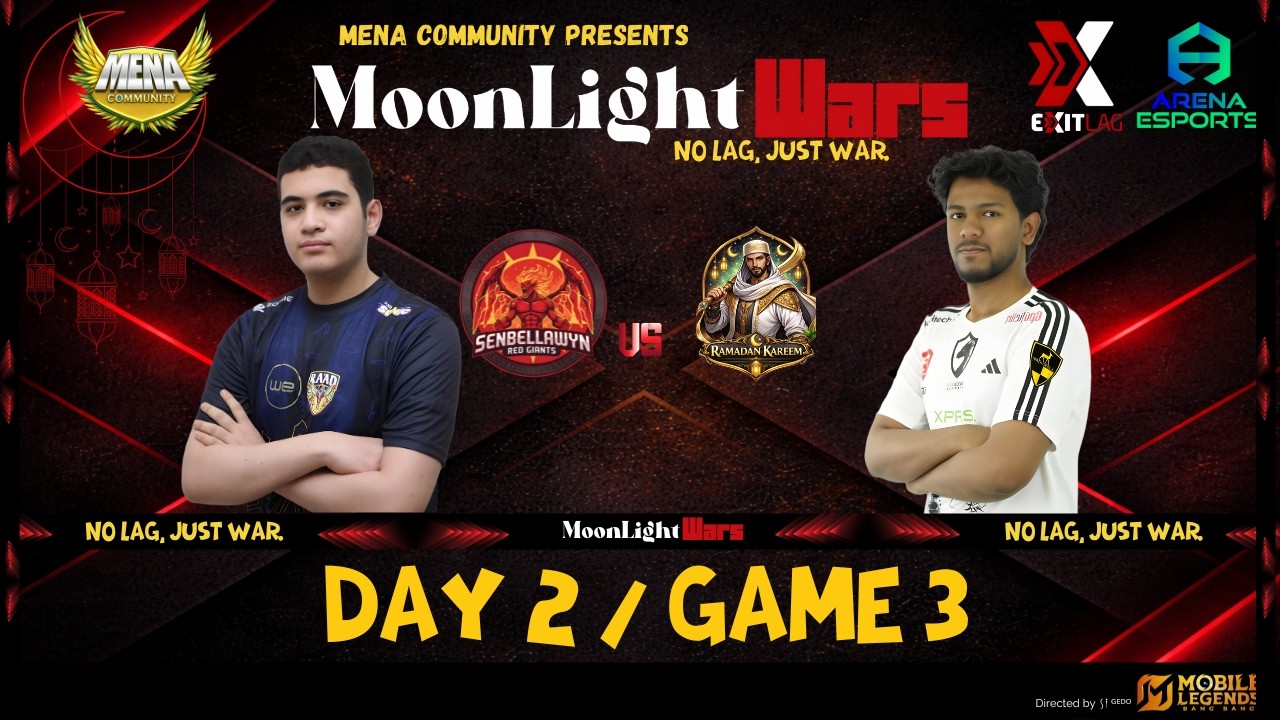 MoonLight WARS | Day 2 | SRG vs Ramadan Kareem | Game 3