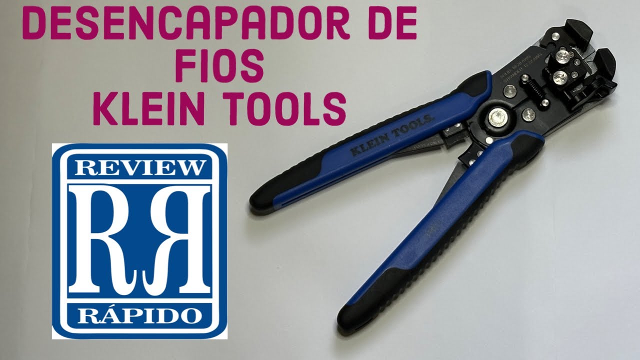 55 -Alicate desencapador, descascador de fios Klein Tools - Review Rápido