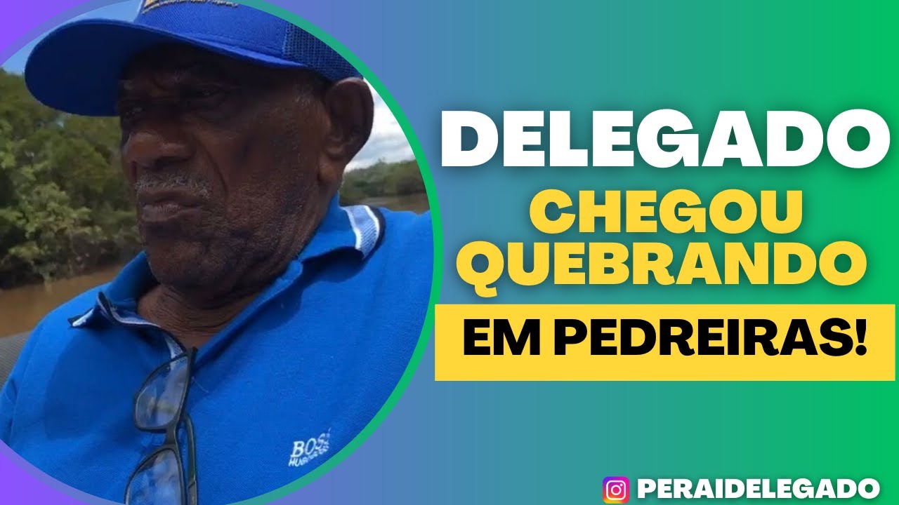 Delegado capitalizado e quebrando tudo em Pedreiras
