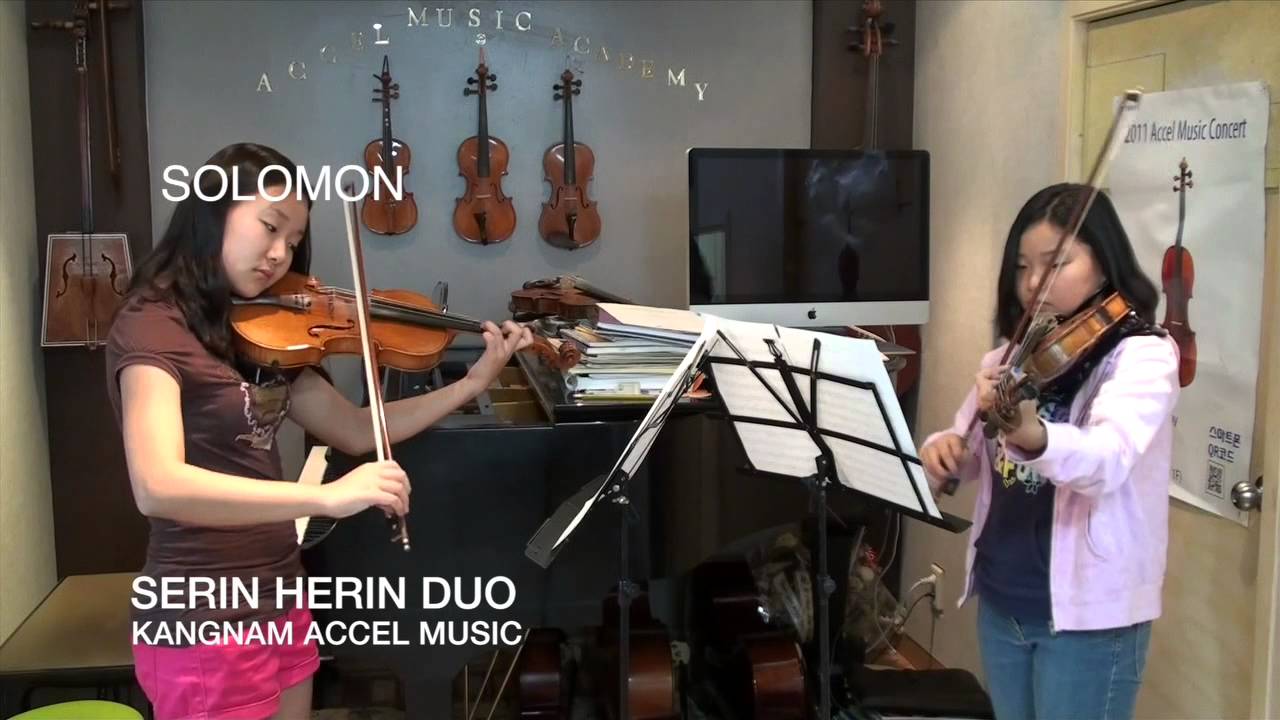Arrival of the Queen of Sheba FOR VIOLIN DUO SERIN AND HERIN