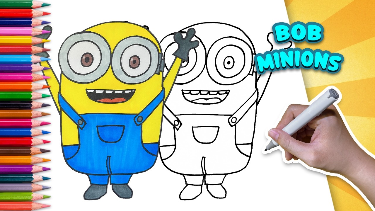 How to Draw Bob — Minions | Step by Step Tutorial