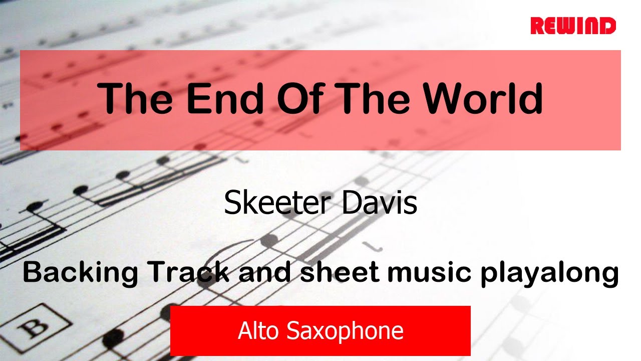 Skeeter Davis : The End Of The World : Alto Sax Playalong Backing Track