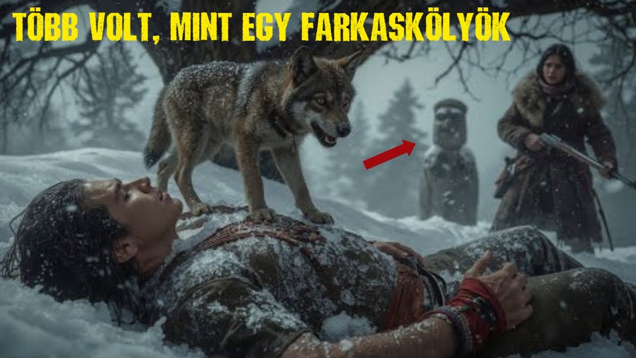 A farkaskölyök, amely egy fagyott férfi felett morgott –  de vajon miért?