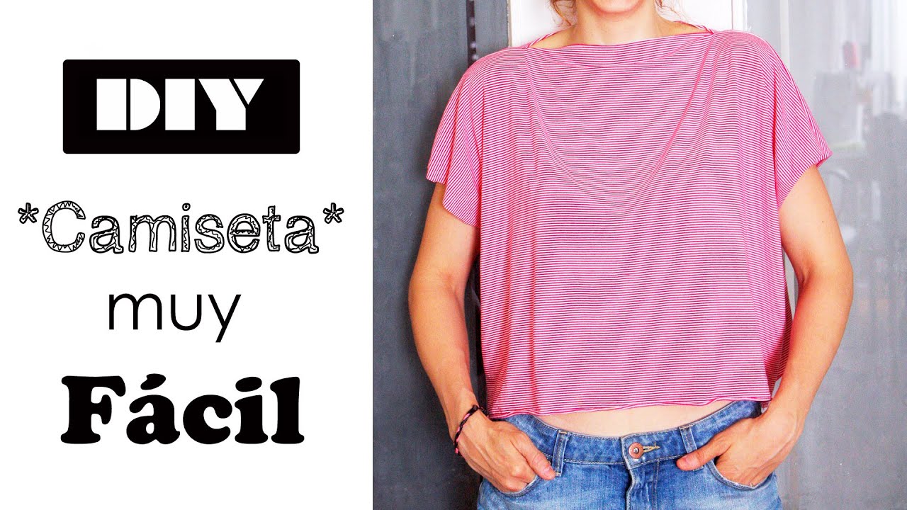 La camiseta DIY más fácil del mundo | Costura