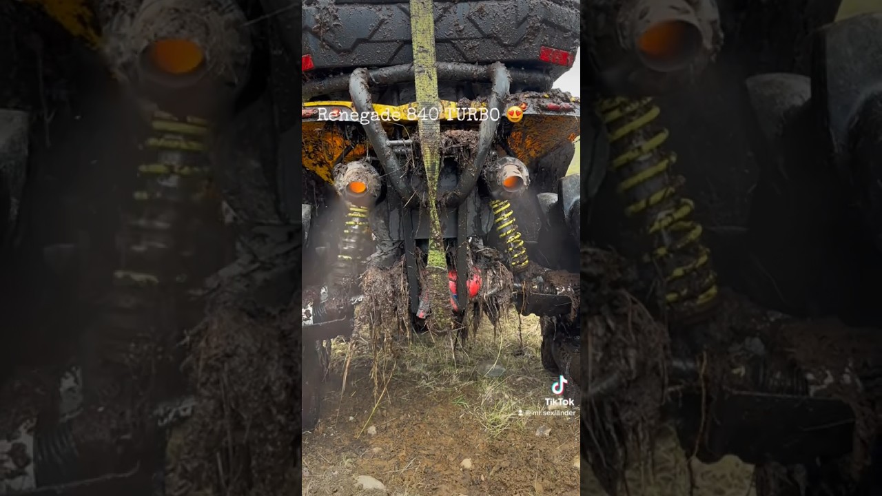 CanAm Renegade 840 TURBO! #canamoffroad #canam #kannastofilms #atv #turbo @poweratvtechnology5352