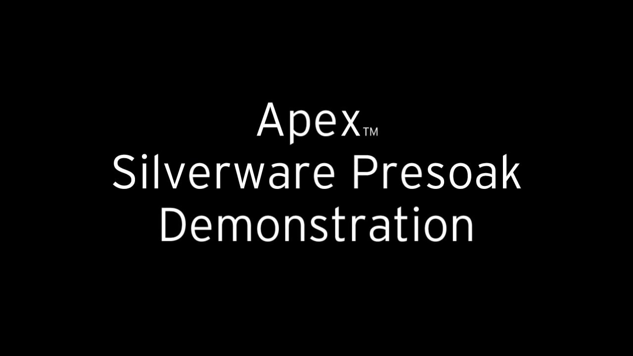Ecolab Apex Presoak Demo