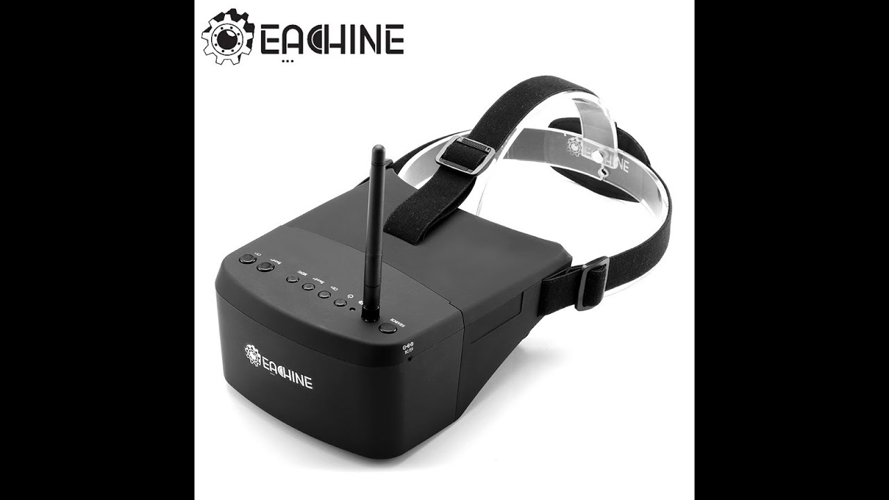 Eachine EV800 5 Inches 800x480 FPV Goggles 5.8G 40CH unboxing and review (from banggood.com)