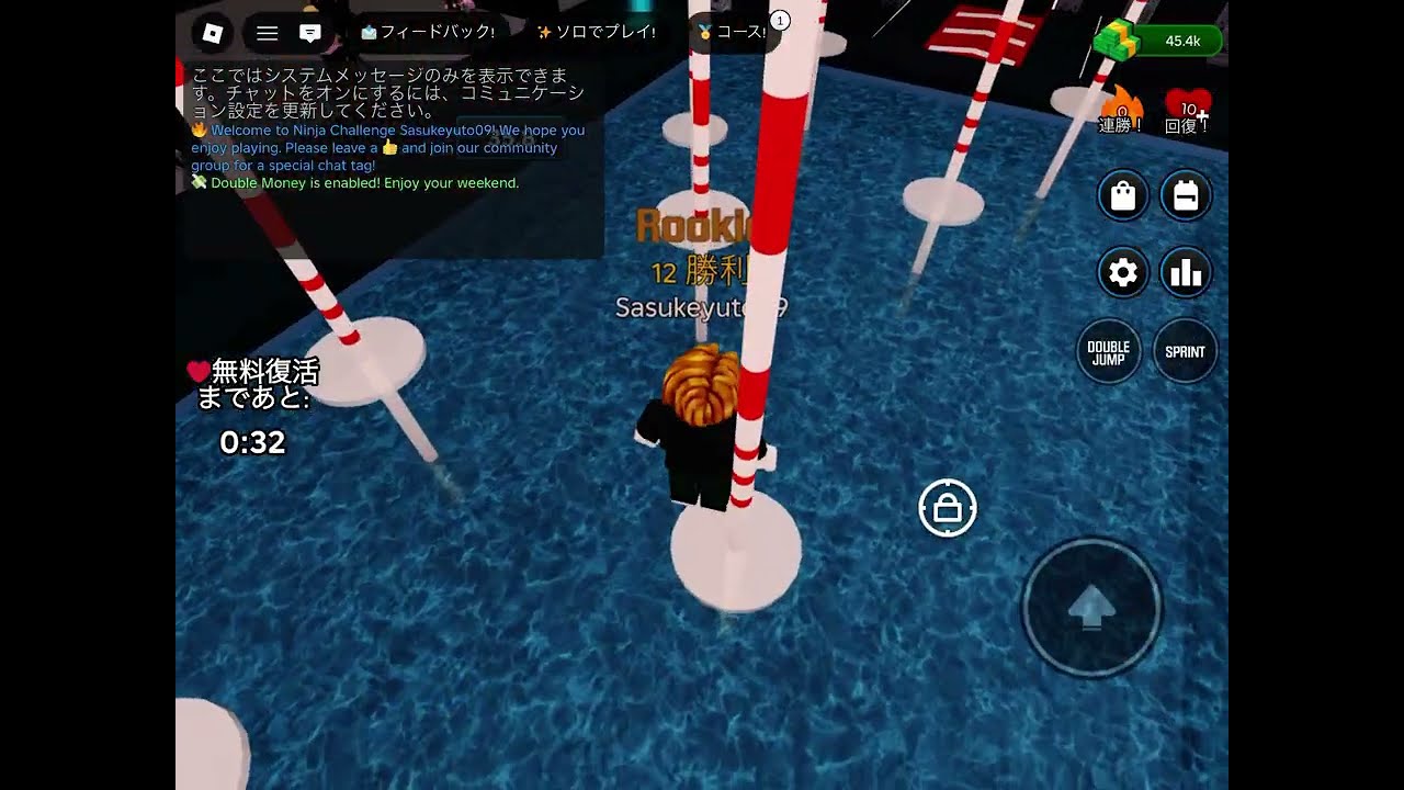 【ロブロックス】ニンジャチャレンジ、クリアできるかな？