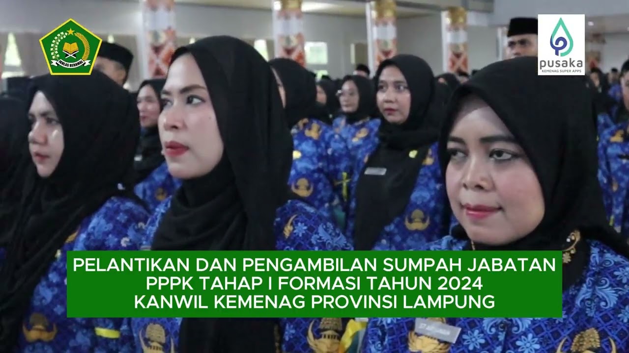 207 PPPK dari Kota Bandar Lampung Ikut di Lantik
