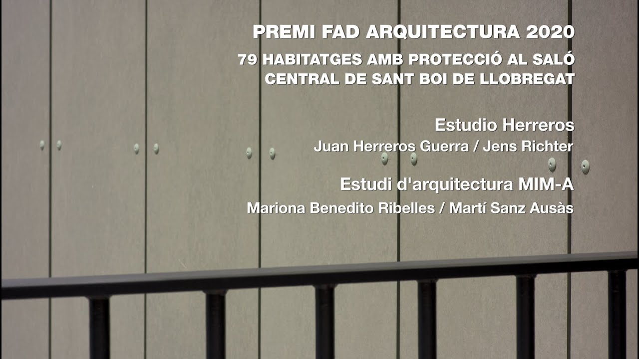 V&iacute;deo guanyador Premi FAD Arquitectura' 20 