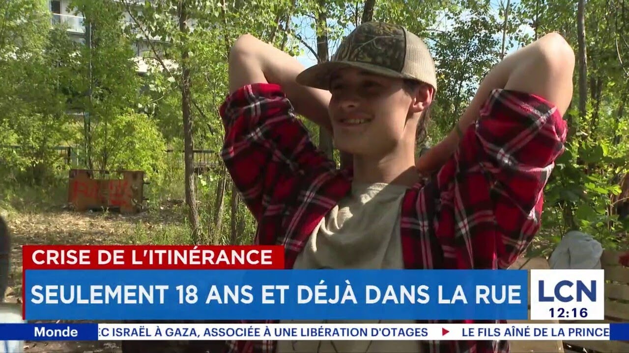 Crise de l'itinérance: seulement 18 ans et déjà dans la rue - explications