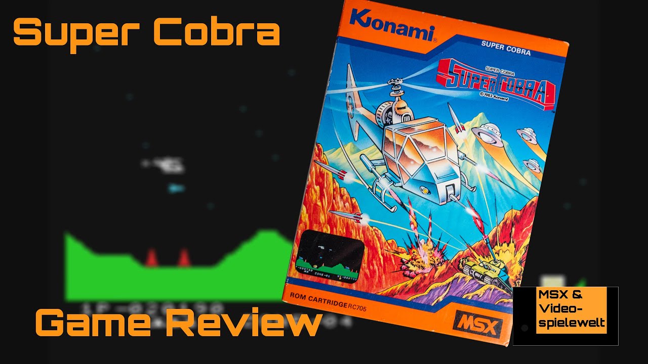 Super Cobra: Einfache Grafik (MSX Game Review / Spielevorstellung)