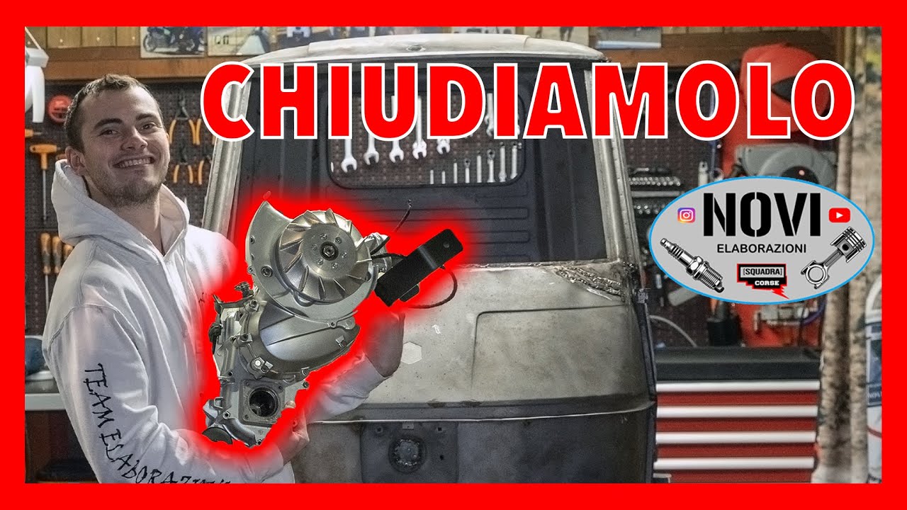 Chiusura Motore Ape 50 / Vespa - NOVI elaborazioni