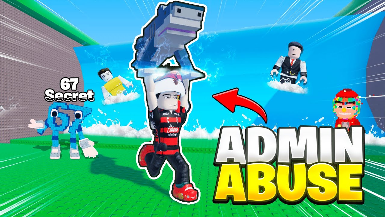 MI PRIMER ADMIN ABUSE en ESCAPA del Tsunami por Brainrots Con Los Bros