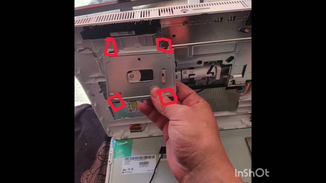 guia lenovo all in one F0D8 desarme cambio de disco duro solido