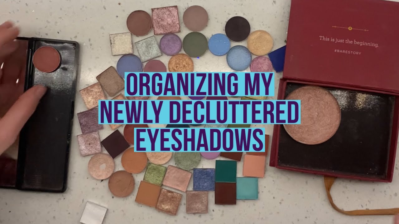 Organize My Eyeshadows With Me!