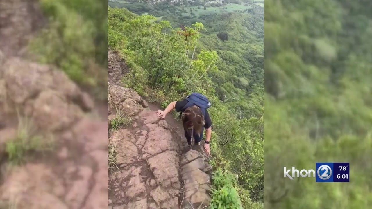 Hiker that survived fall from Olomana warns others 