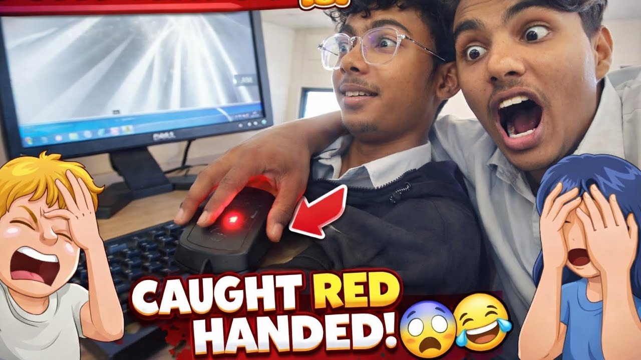DON’T WATCH 😱 | Caught Red Handed in Computer Lab 😂 | Funny Friends Moment|Day 5 of Ramzan