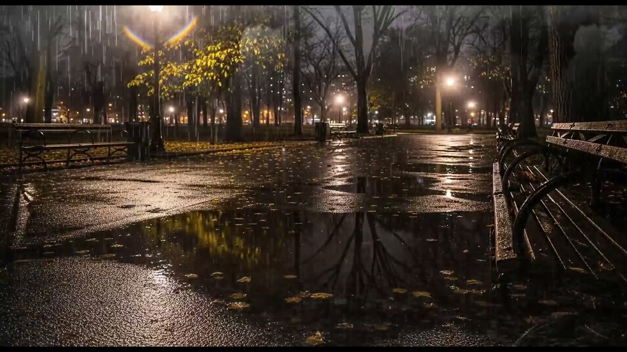 Smooth Relax Tone 😴 Continuous Rain & Thunder