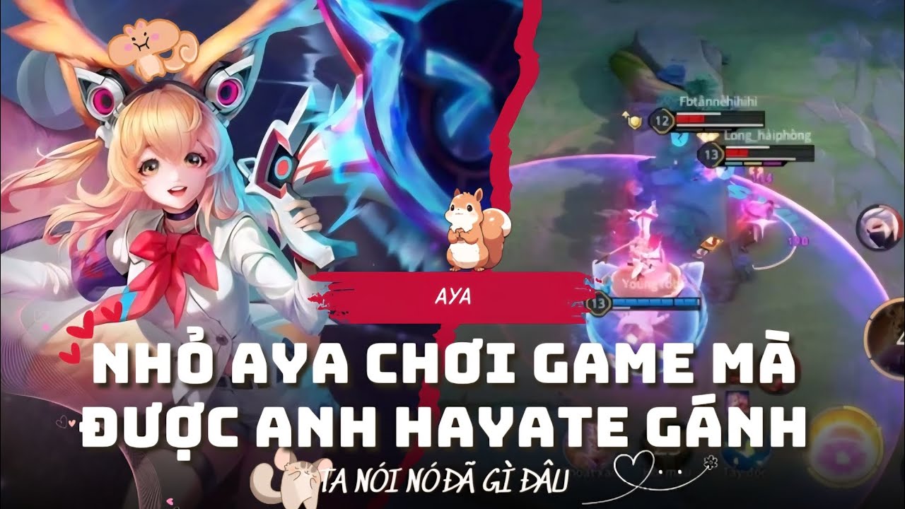 Nhỏ Aya chơi game mà được anh Hayate gánh, ta nói nó đã gì đâu (　＾∀＾)