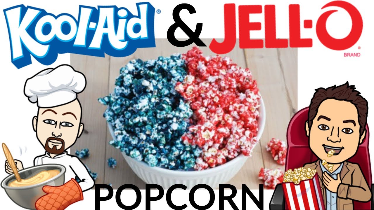Kool-Aid & Jello Popcorn - Baking Live With Ken's Kreations