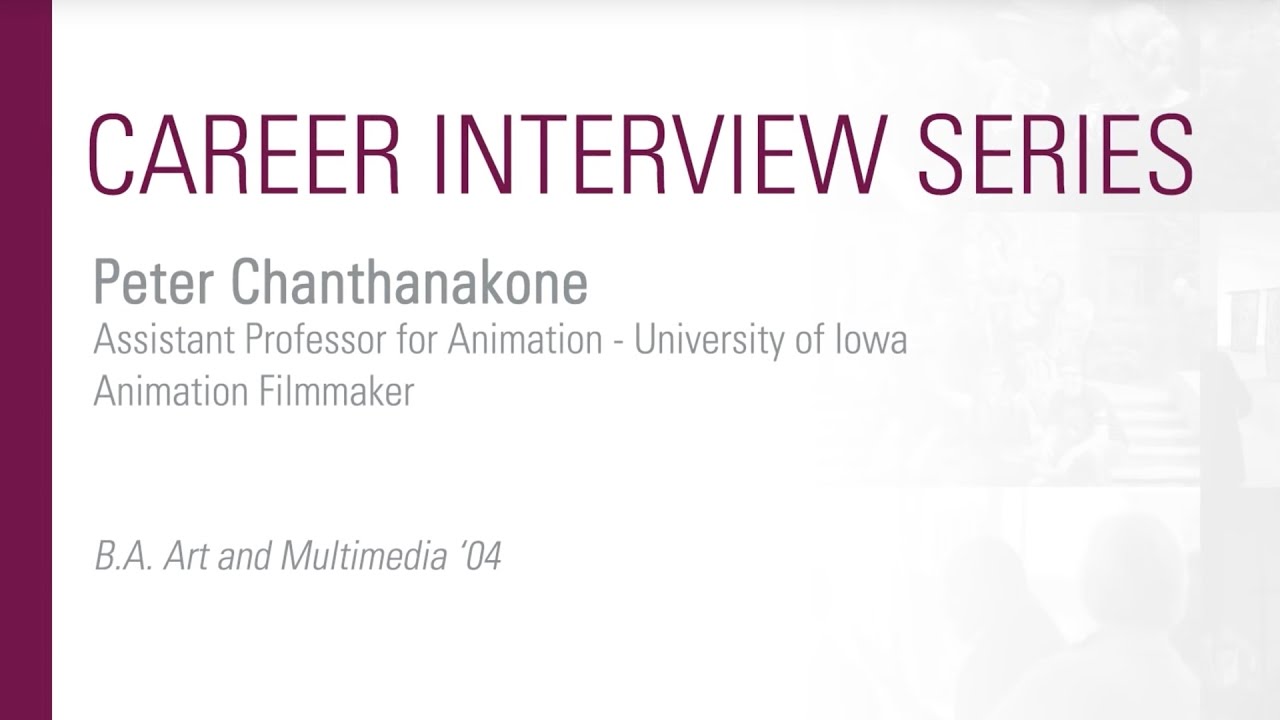 Humanities Career Interview Series - Professor of Animation (new)