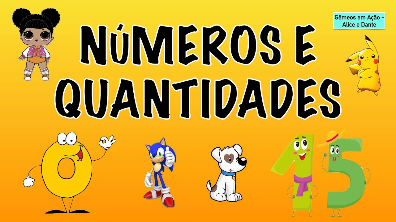 NÚMEROS E QUANTIDADES (0 a 15)