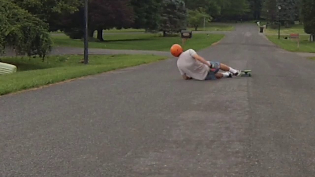 How NOT to slide on a longboard