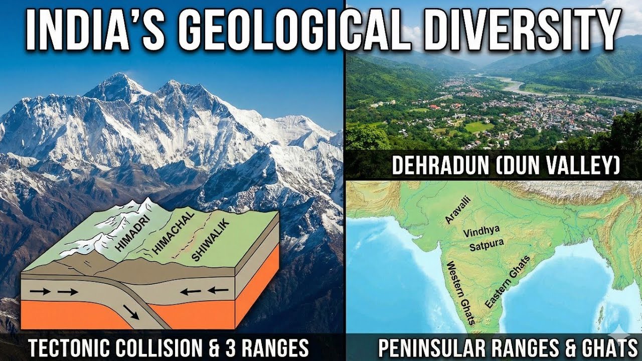 The Geology of the Himalayas: From Tectonic Collision to the Doon Valleys