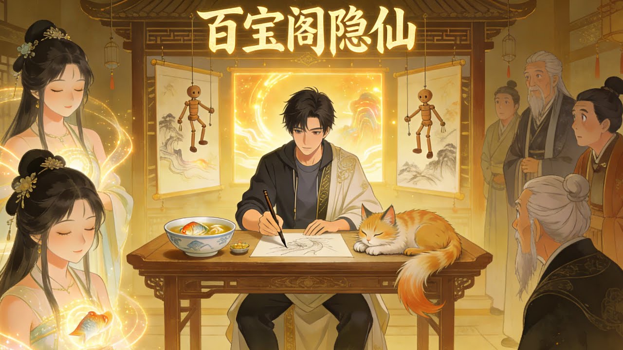 【動漫上新】🔥《百寶閣隱仙》系統判定我修仙廢體後休眠，我卻在百寶閣畫畫做飯。 結果，我的畫助人突破，我的魚湯讓妖猫化九尾。#動畫#逆襲#系統#小說#動畫#智绘