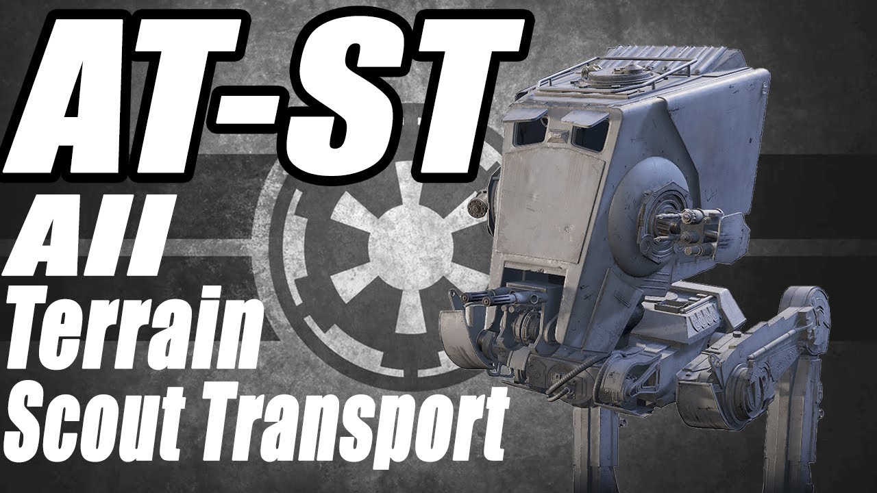 Все про шагоход AT-ST / All Terrain Scout Transport