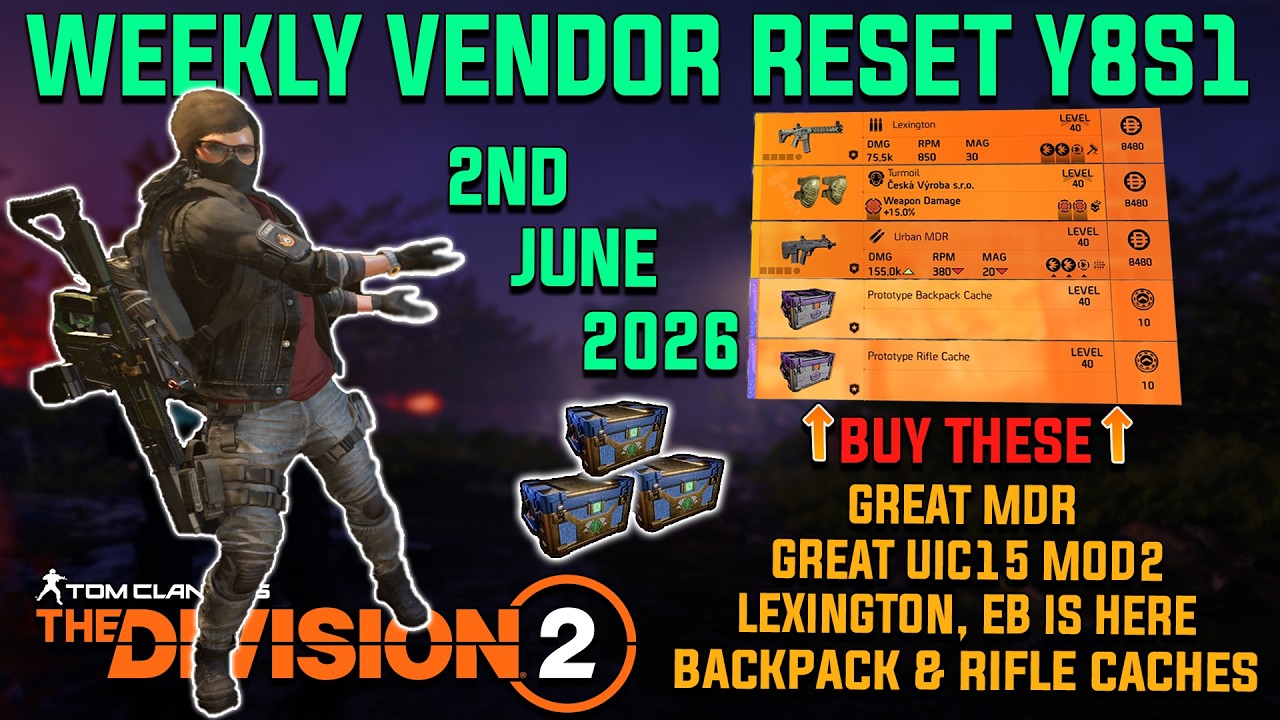 The Division 2 | Stretch Goals Is BACK! Vendor + Escalation Reset (June 2, 2026)